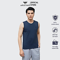 Áo tank top nam ARISTINO chất liệu Cotton cao cấp, mềm mại, thấm hút tốt, độ đàn hồi cao - ATTR04