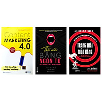Combo 3 cuốn sách:Content Marketing 4.0: Nội dung hay, bán bay kho hàng-Thôi miên bằng ngôn từ-Trạng thái mua hàngtv