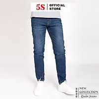 Quần Jean Nam 5S (QB5S002XAH) Màu Xanh 2, Dáng Ôm Trẻ Trung, Nam Tính