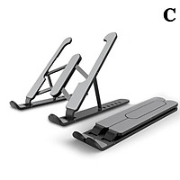 Metal Portable Laptop Foldable Base For Macbook Pro Lapdesk Pc Laptop Notebook Cooling Pad Lifting Plate