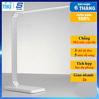 Đèn chống cận kiêm sạc không dây SEASY SS12 loại tích điện, 5 chế độ ánh sáng, cảm ứng nhôm cao cấp, tiết kiệm 80% điện năng, cổng USB sạc nhanh 5V1A - Hàng chính hãng