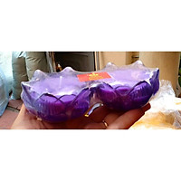 cháy 11 tiếng - combo 2 - 5 nến bơ hoa sen từ bơ thực vật sạch