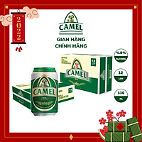 Thùng 12 lon Bia Camel Lager Tết Nguyên Đán (330ml/lon)
