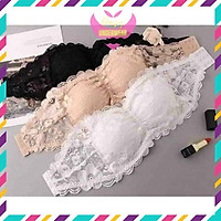 Áo Bra Quây Ren Ống Vanvene Phù Hợp Mặc Áo Trễ Vai Freesize 40-53kg, vòng 1 75-90cm - CHỒNG TỤT