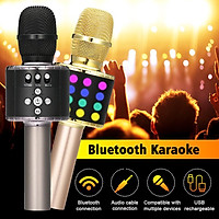Wireless Handheld Microphone Bluetooth Portable Karaoke Stereo Player