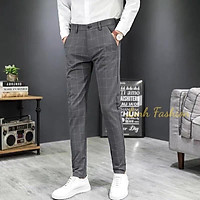 QUẦN TÂY ÂU NAM SỌC CARO SIÊU HOT MẪU MỚI LỊCH LÃM , TRẺ TRUNG THỜI TRANG CAO CẤP AER004
