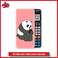 ỐP NẮP MÁY TÍNH CASIO FX 580VNX HÌNH GẤU PANDA ĐÁNG YÊU - NHẬN IN THEO YÊU CẦU