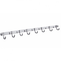 Móc treo quần áo gắn tường từ 6 đến 10 mấu inox ( không gỉ sét )