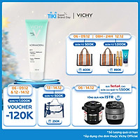 Kem Rửa Mặt Tẩy Tế Bào Chết Ngừa Mụn Kiêm Mặt Nạ Thanh Lọc Vichy Normaderm 3in1 Scrub + Cleanser + Mask 125ml