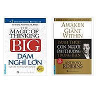 Sách - Combo Dám nghĩ lớn (Bìa cứng) + Đánh thức con người phi thường trong bạn (Bìa cứng)