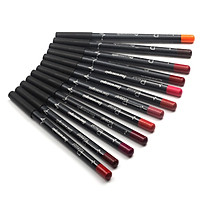 12 Colors Lip Pencil Set Waterproof Long-lasting Lip Liner Matt Lipstick Pen