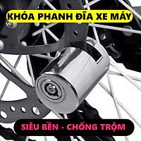 Khóa đĩa xe đạp, xe máy chất liệu thép không gỉ siêu bền dễ sử dụng
