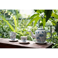 Bộ Trà Gốm "Sen Ở Đầm Trong"