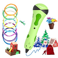 Original Creality 3D Pen Compatible with Low Temperature 1.75mm PCL Filament Adjustable Speed DIY 3D Printing Pen with