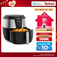 Nồi chiên không dầu vỏ thép Tefal EY701D15 - Dung tích 5.6L Size lớn XXL Công suất 1850W - Hàng chính hãng