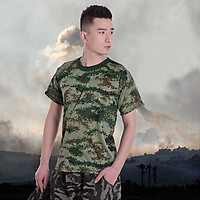 Áo Thun Nam Lính Mỹ - Áo Phông Nam cotton Quân Đội Rằn Ri