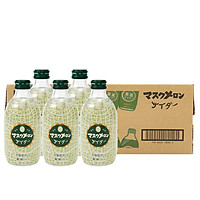 1 Thùng 24 chai Nước Soda Tomomasu vị dưa lưới 300mL nội địa Nhật