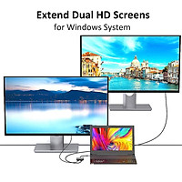 For HDMI Type C Adapter 4K C To Dual HDMI USB 3.0 Cable Charge Port Converter for MacBook for Samsung Dex Galaxy S10 / S9