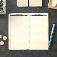 Sổ tay planner "Việc Ngập Mặt" bìa cứng 21x11 to-do list, thời gian biểu, check list, nhắc việc, lịch hẹn