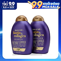 Bộ 2 Chai Dầu gội đầu và dầu xả OGX - Dung Tích 385ml