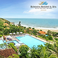 Romana Resort 4* Phan Thiết 2N1Đ - Buffet Sáng, Hồ Bơi, Bãi Biển Riêng, Phòng Hướng Biển Dành Cho 02 Người