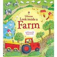 Look inside a Farm – sách lật giở cho bé 5-8 tuổi