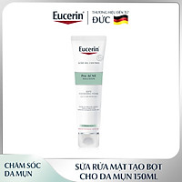 Sữa Rửa Mặt Tạo Bọt Cho Da Mụn Eucerin Pro Acne Solution Gentle Cleansing Foam 150ml