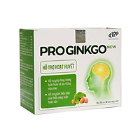 Hoạt huyết dưỡng não ProginkgoNew – cao Rễ Đinh Lăng, Cao Bạch Quả – Bổ não, tăng cường tuần hoàn não, Giảm các triệu chứng tiền đình, Phục hồi sau tai biến, Tăng cường trí nhớ. Hộp 100 viên. SP chính hãng.