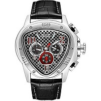 Gosasa Men's Oversized Unique Style Triangle Dial Automatic Mechanical Leather Band Watch