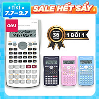 Máy Tính Kỹ Thuật Deli - Đen/Xanh Dương/Hồng/Trắng - D82MS