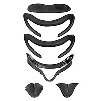 Face Shield Replaceable Bracket Breathable Prevent Fog VR Leather Patch 6pcs