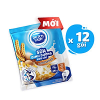 Túi 12 Gói Sữa Dinh Dưỡng + Ngũ Cốc Cô Gái Hà Lan (300g) - Cho bữa sáng đủ chất