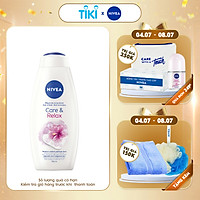 Sữa Tắm Dưỡng Thể Hương Hoa Thư Giãn Nivea Care 750ml Giúp Làm Sạch Sâu, Dưỡng Ẩm Và Sáng Da