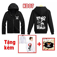 Áo khoác Luffy we go - áo khoác nỉ One Piece đẹp siêu ngầu giá rẻ nhất