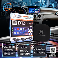 HTD Smart Carplay AI Box Ô Tô D12 Premium