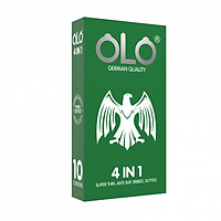 Bao cao su OLO 4 in 1 siêu mỏng gân gai ôm khít
