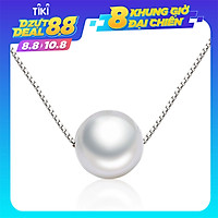 Dây Chuyền Bạc | Dây Chuyền Xi Bạc Nữ Hạt Tròn XBDB10 Bảo Ngọc Jewelry