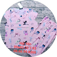 HÀNG MỚI Bộ lanh lụa mặc ở nhà mềm mát thấm hút mồ hôi tạo cảm giác thỏa mái khi mặc