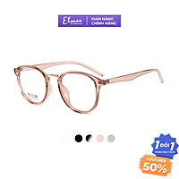 Gọng kính cận nam nữ nhựa dẻo dáng tròn Elmee E209 - gọng kính sang trọng