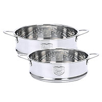 2pcs Vegetable Steamer Basket Inserts Stainless Steel Cooker