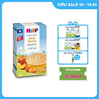 Bột ăn dặm dinh dưỡng Sữa, Đào, Mơ tây HiPP Organic 250g
