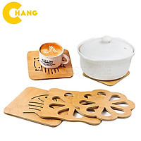 Miếng Gỗ Lót Đáy Nồi, Cốc Chén Cách Nhiệt Chống Nóng Tiện Lợi ( Giao Ngẫu Nhiên )