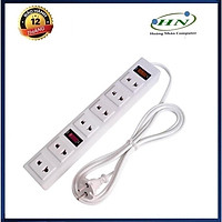 Ổ ĐIỆN 6 Ổ CẮM - 2 CÔNG TẮC DÂY 3M