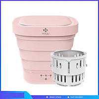Máy giặt Xiaomi Youpin Moyu XPB08-F2, máy giặt mini gấp di động 2 trong 1, thích hợp cho gia đình và du lịch, thao tác giặt và sấy chỉ với một nút bấm