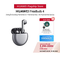 Tai Nghe Bluetooth HUAWEI FreeBuds 4 | Chống Ồn Chủ Động Thiết Kế Mở 2.0 | Thiết Kế Gọn Nhẹ | Âm Thanh Độ Phân Giải Cao | Hàng Chính Hãng