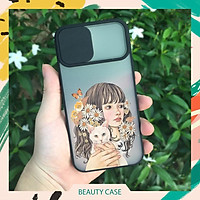 Ốp lưng dành cho iPhone 6/ 7/ 8 plus/ X/ XS/ 11/ 11XS Max/ 12 Mini/12/12 Pro/12 Pro Max che camera (in hình Girl Art 051)