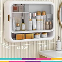 Kệ Đựng Mỹ Phẩm Treo Tường kiêm Tủ thuốc tủ y tế gia đình tiện dụng