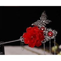 Trâm cổ trang điệp và hoa cài tóc nữ phong cách cổ đại cosplay nữ tính thời trang quà tặng xinh xắn dễ thương
