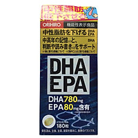 Viên Uống DHA EPA Orihiro Nhật Bản 180 Viên, Mẫu mới - Nội địa Nhật Bản