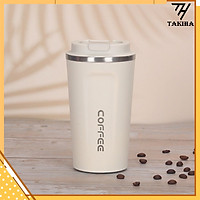 Cốc Giữ Nhiệt Coffeeholic Inox 304 Dung Tích 510ml Cao Cấp Kiểu Dáng Hàn Quốc Cầm Tay Sang Trọng BNG07